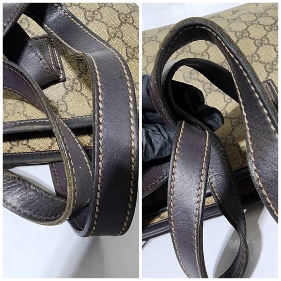 Authentic GUCCI GG Coated Canvas Medium Tote Bag Beige/Brown - Picture 16 of 16